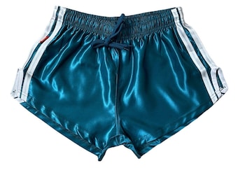 Glimmende nylon sprintershort voor sportkleding
