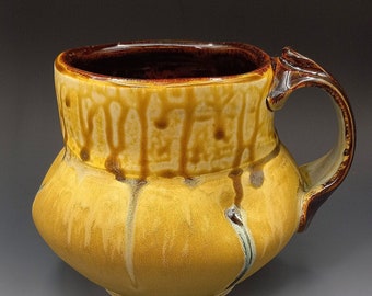 Handmade Porcelain Mug - Fig Ash Glaze