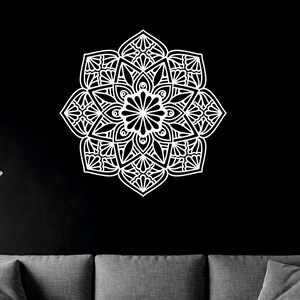 Wooden Mandala Wall Art: Boho Sacred Geometry Decor