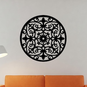 Mandala Wall Art, Retro Wall Art, Modern wall arts, Mandala wall decor, rustic wall decor, Victorian decor, Flower of life, Modern wall art