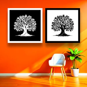 Laser Cut Wood Tree of Life Wall Art: Boho Decor