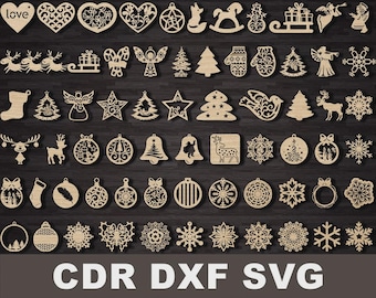 Christmas SVG Bundle | Ornament svg for cricut | Christmas Cut Files | Holiday SVG Bundle | PNG  | Cricut Ornament Designs | Xmas