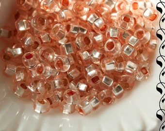 8/0 Czech Glass Seed Beads Preciosa (20g) Apricot