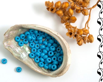 8/0 vetro ceco Seed Beads Preciosa (20g) azzurro