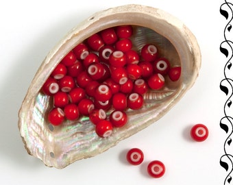 Czech Glass Seed Beads 8/0 – Opaque Light Red, 2.9 Mm – 500g Bulk Bag By Preciosa - View #9