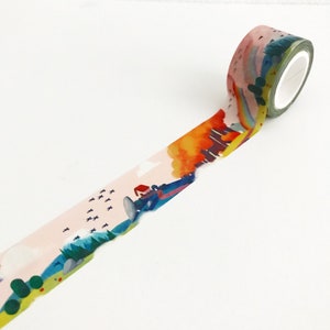 Wide Sunset Washi tape