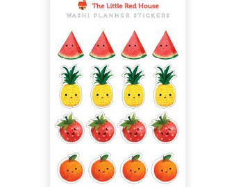 Fruit Washi Planner Stickers