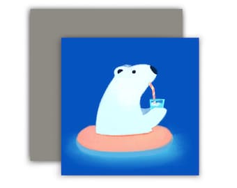 Polar Bear Mini Card