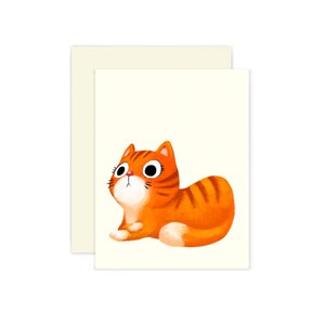 Orange Cat Card