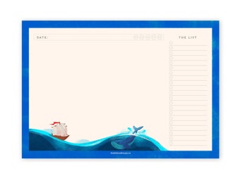 Bloc de notas de Ocean Theme Planner