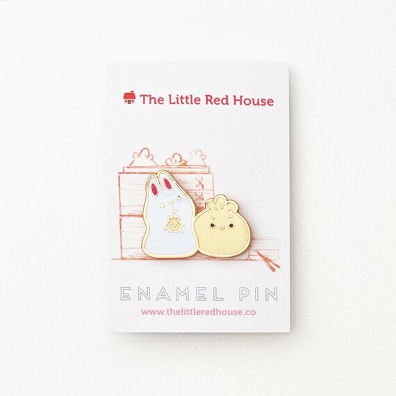 Bun Bun Holding Bun | Enamel Pin Bun Bun Holding Bun | Enamel Pin