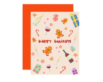 Holiday Gingerbreadman Card