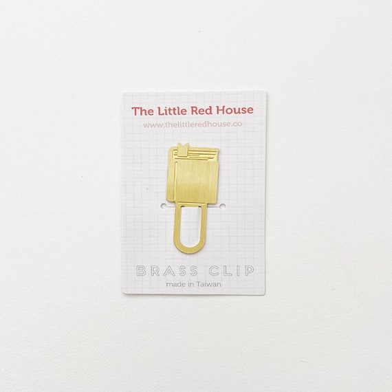 Book Brass Clip Bookmark Book Brass Clip Bookmark