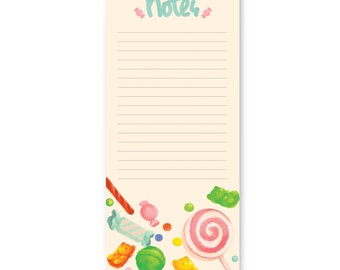 Candy Lined Note Pad