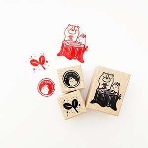 Bear and Bunny Tea Time Stamp Set Bear and Bunny Tea Time Stamp Set
