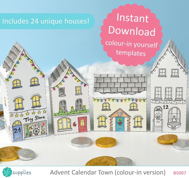 advent-calendar-town-printable-house-boxes-colour-in-diy-etsy