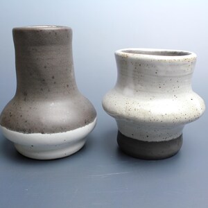 Black and White Vase Set