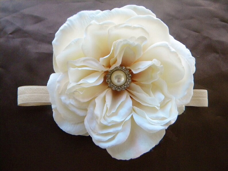 large floral headband