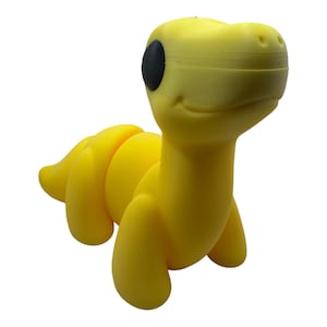 XL 3D Printed Brontosaurus: Articulated Dinosaur Toy - Whimsizoo