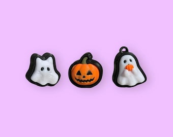 Halloween Geist & Kürbis Fidget Clicker: Gruseliges Retro Sensorisches Spielzeug