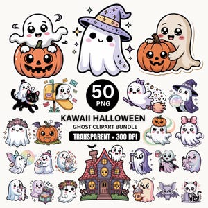 Kawaii Ghost Clipart, Ghost Halloween Png, Kawaii pumpkin Clipart, Pastel Halloween clipart, Halloween Bundle Clipart, Halloween Sublimation kawaii ghost clipart, Halloween ghost, cute ghost clip art, ghost sublimation design, Halloween digital bundle, transparent ghost png, ghost sticker clipart, 300 dpi ghost png, kawaii Halloween stickers, coquette ghost png, spooky cute clipart, planner ghost png, ghost svg sublimation, kawaii halloween ghost clipart