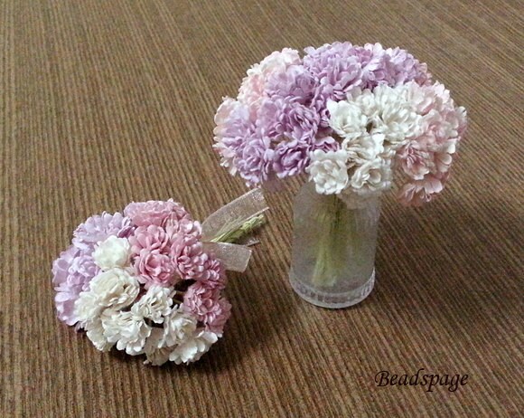 Dollhouse Miniature Flowers Bouquet Sweet Lilac Pink Purple - Etsy