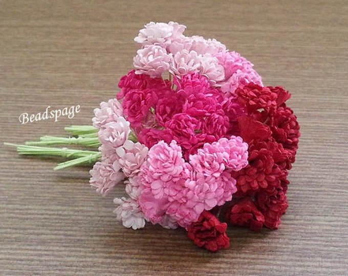 Miniature Flowers Sweet Petite Pink Bouquet NO RED for 1/12 1/6 Scale ...