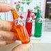 Miniature Drinks Beverage Soda, 1/6 scale ~ 1/4 scale (select size) for BJD Blythe MSD Dolls Fake Food, DIY Craft Food Jewelry