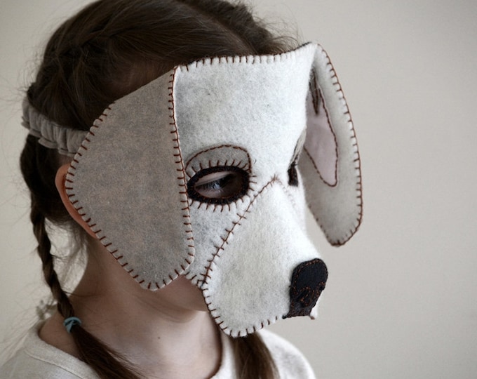 Paper Mache Dog Mask Etsy