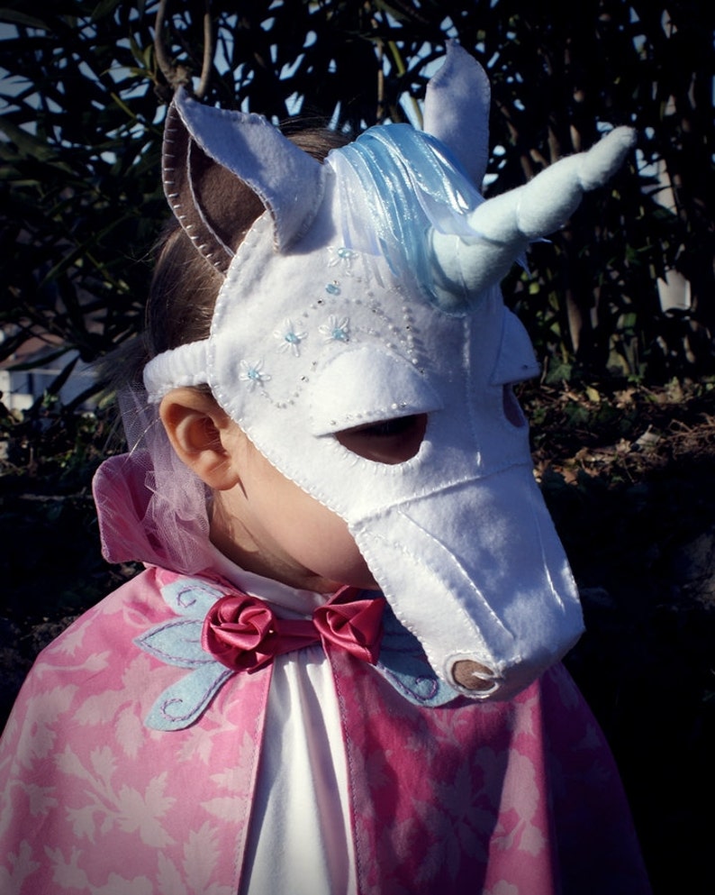 Unicorn Mask PDF Pattern image 3