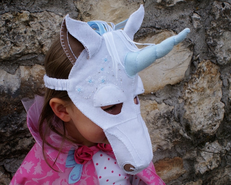 Unicorn Mask PDF Pattern image 2