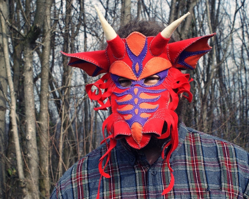 Dragon Mask PDF Pattern image 4