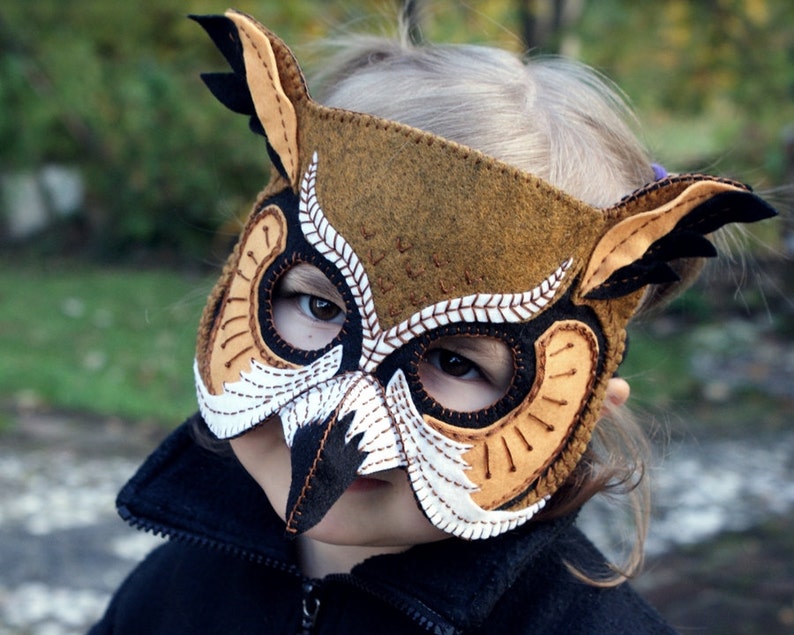 Owl Mask PDF Pattern image 2
