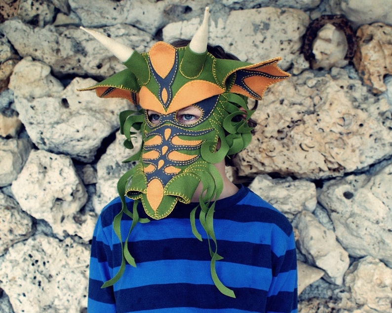 Dragon Mask PDF Pattern image 3