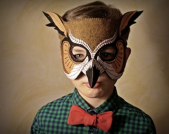 Owl Mask PDF Pattern