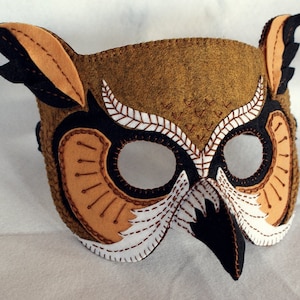 Owl Mask PDF Pattern image 3