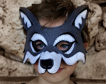 Patrón PDF de máscara de lobo -  España