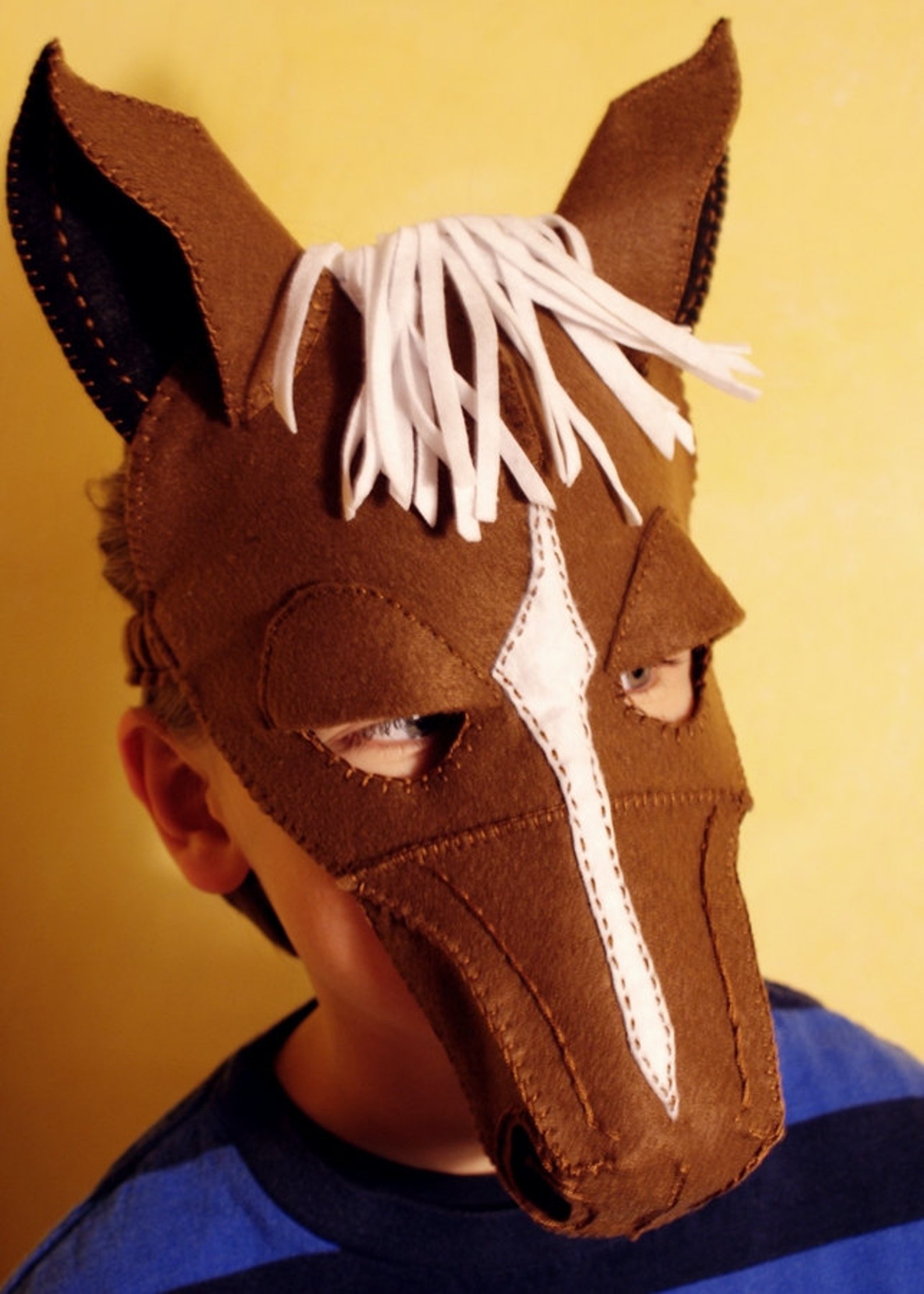 Horse Mask PDF Pattern Etsy