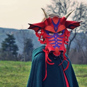 Dragon Mask PDF Pattern