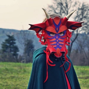 Dragon Mask PDF Pattern image 1