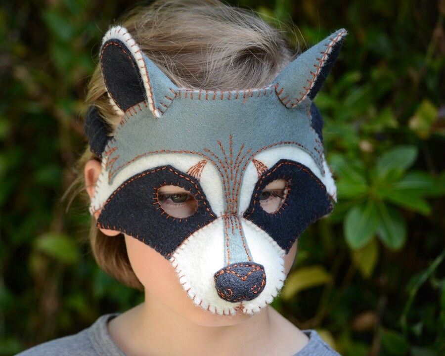 Raccoon Mask PDF Pattern - Etsy