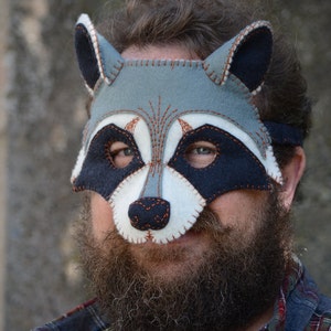 Raccoon Mask PDF Pattern image 5