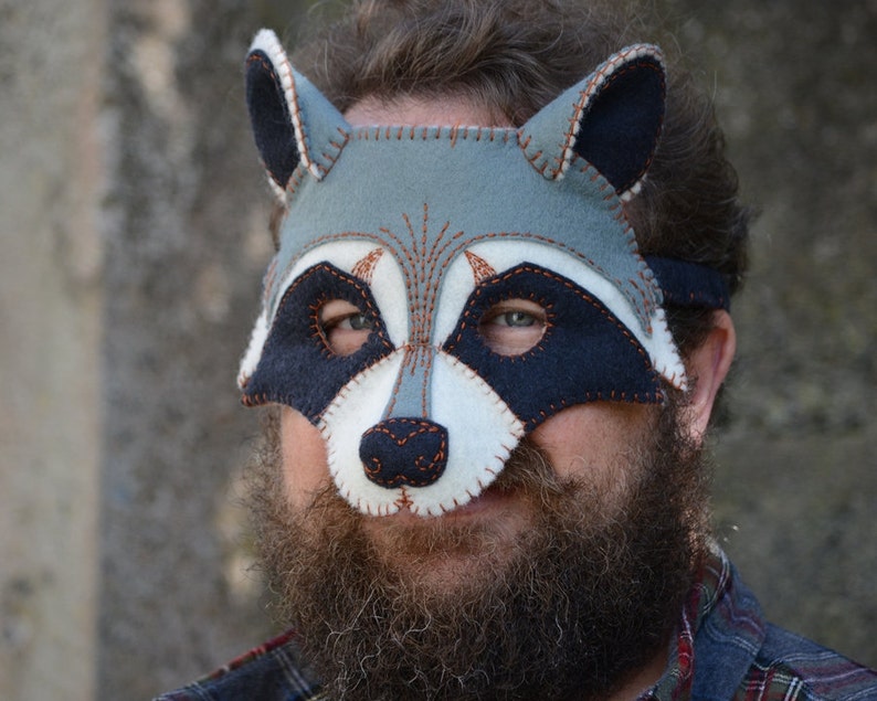 Raccoon Mask PDF Pattern image 5