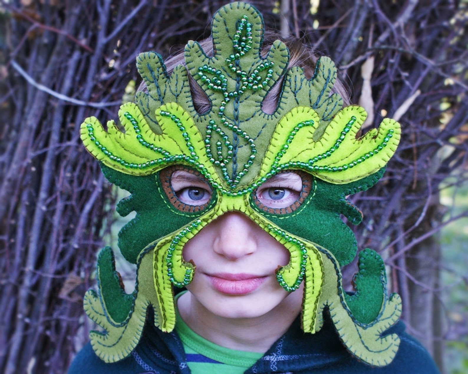 Leaf Mask PDF Pattern Etsy