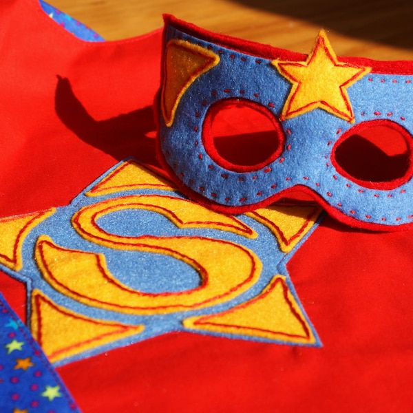 COMBO  Super Cape & Super Mask PDF Pattern