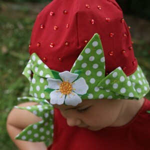 Strawberry Hat PDF Pattern