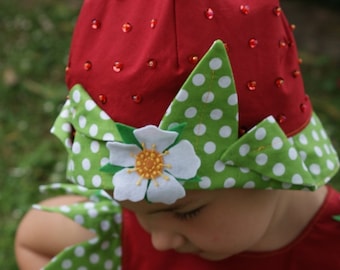 Strawberry Hat PDF Pattern
