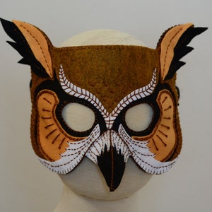 Owl Mask PDF Pattern