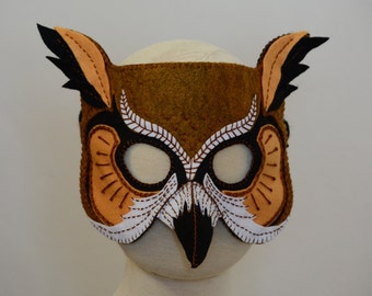 Owl Mask PDF Pattern