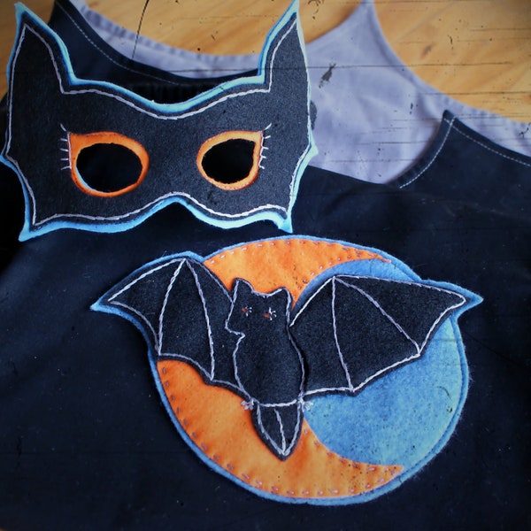 COMBO Super Bat Cape & Mask PDF Pattern